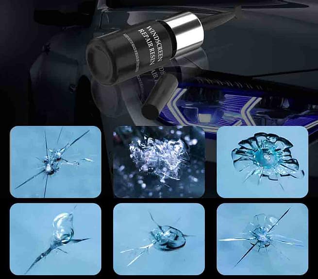 Glass Crack Repair Kit Best Sellers Car Accessories Color : Black|White Glass Crack Repair Kit Best Sellers Car Accessories Color : Black|White